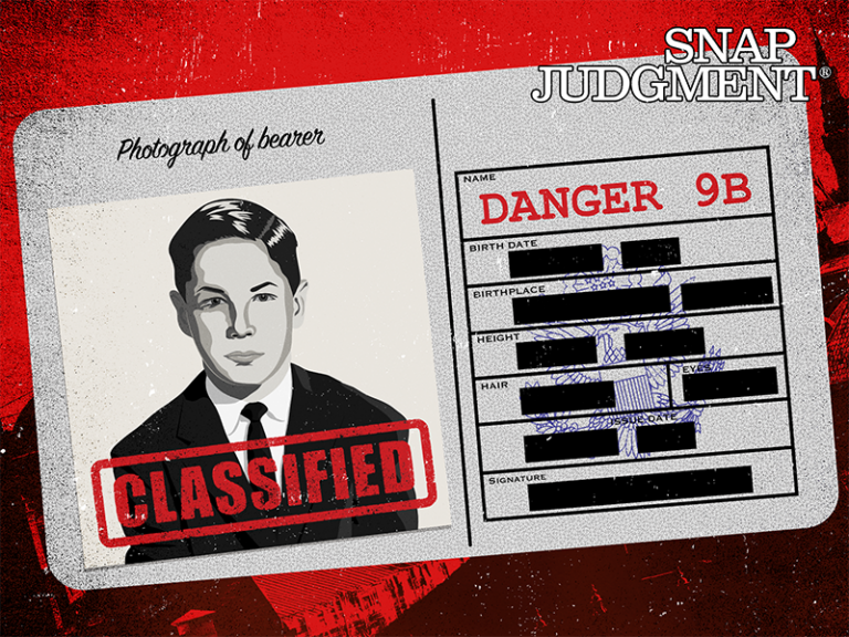 A young boy's identification card. It's "Classified."
