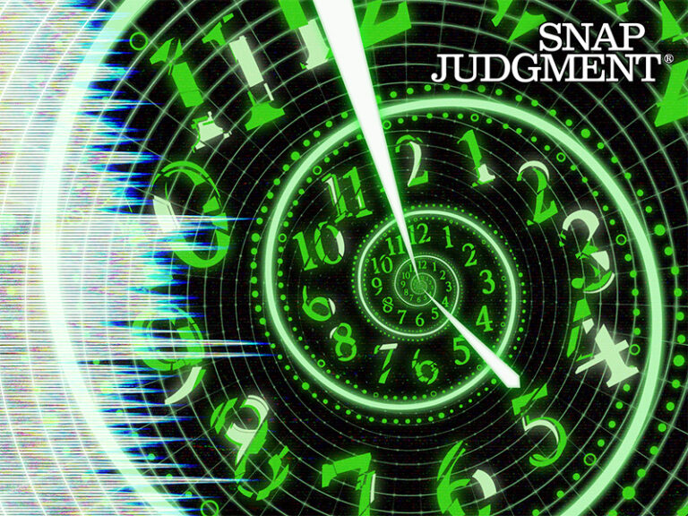 A clock is spiraling out of control.